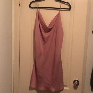 Wild Fable pink peony slip dress